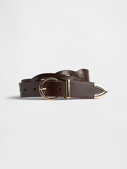 Braided Leather Belt — source 1
